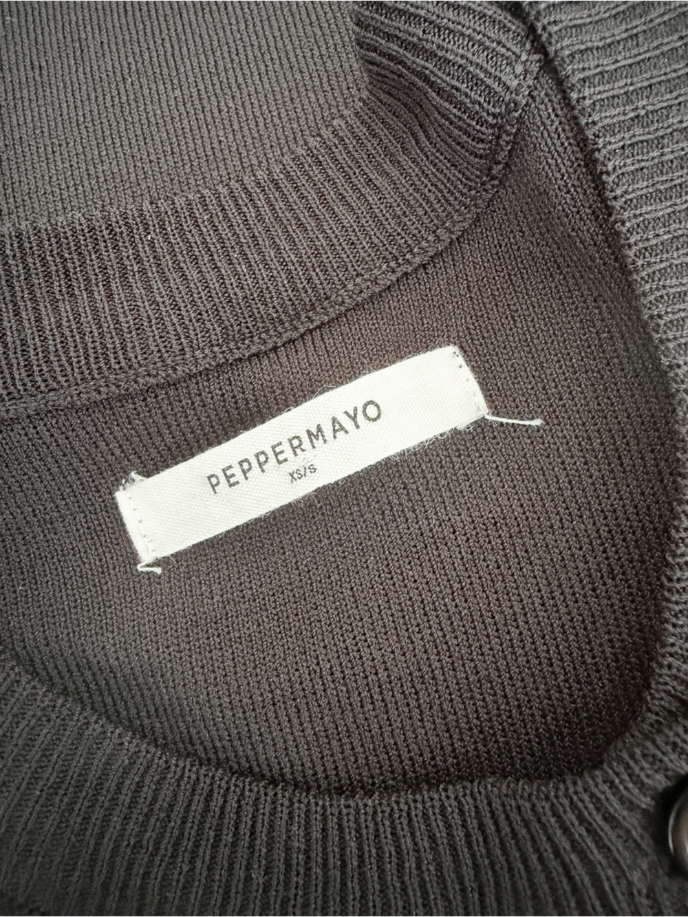 PEPPERMAYO • Not One Time Knit Mini Dress in Black - Picture 10 of 12
